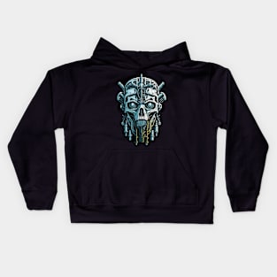 Cyborg Heads S03 D01 Kids Hoodie